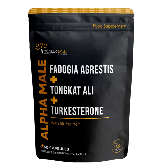 Fadogia Agrestis 20:1 +TongkatAli + Turkesterone 10% -  Healer Labs UK.