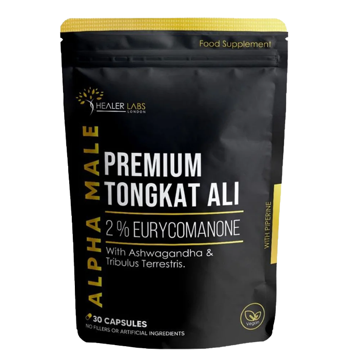 Organic TongkatAli 2% Eurycomanone With Ashwagandha -  Healer Labs UK.